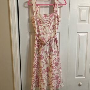 Amanda Uprichard XS linen fruit midi